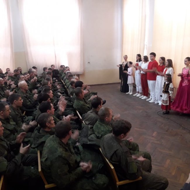Концерты для мобилизованных военнослужащих Ульяновского гарнизона.